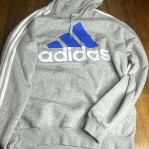Brand new untouched grey adidas hoodie mens XL